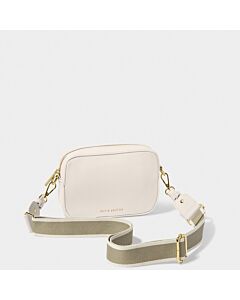 Katie Loxton Zana Mini Canvas Strap Crossbody Bag - Tan